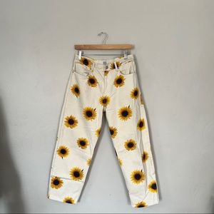 Mens BDG urban outfitters sunflower Bow fit jeans